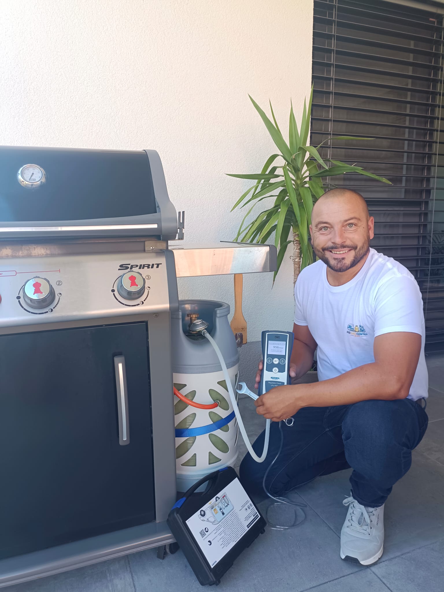 Gasgriller zur Überprüfung